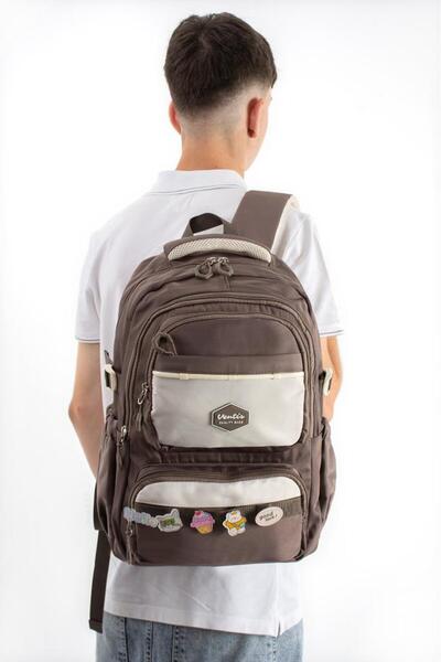 Baginn Geantă școlară Ventis unisex pentru liceu și gimnaziu, rucsac 43*30 cm...