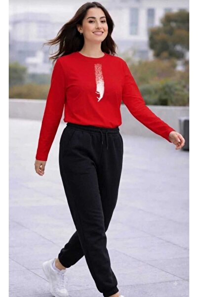 CLOTHES33 Zero Collar Sweat Suit 2-Piece Combination Winter Shardooned Flow M...