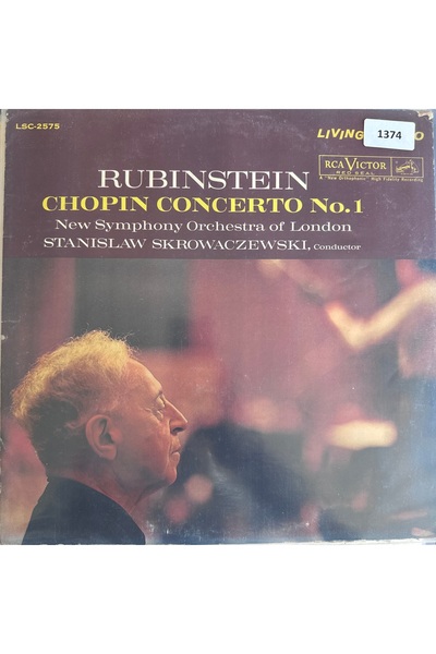 Plak Merkezi RUBINSTEIN - CHOPIN - ORİJİNAL DÖNEM BASKI MÜZİK PLAKLARI