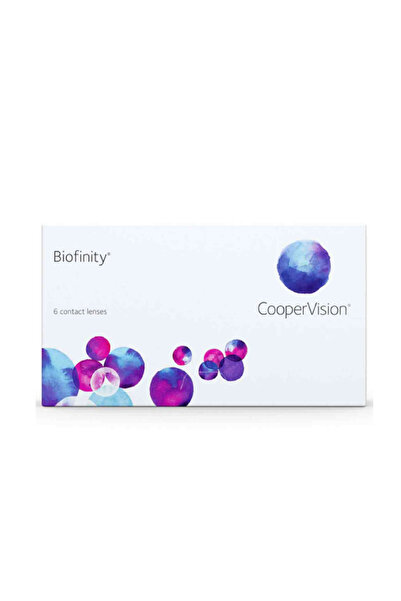 CooperVision Biofinity Pack Of 6, Monthly Disposable Contact Lenses, Clear Contact Lenses