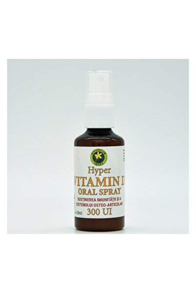 Hypericum Plant Picaturi Vitamina D3 cu extract de zmeura 50ml