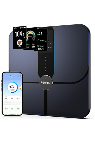 RENPHO Cantar SMART Digital R-A031 Compoziție Corporală, Wifi, Bluetooth, Gre...