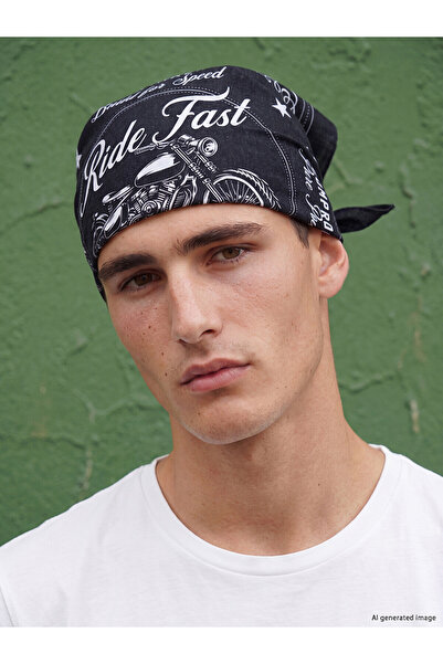 LC Waikiki Two mt shop quality motorcycle printed men's bandana