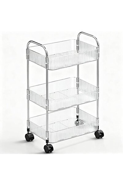 Generic YelaJoy Slim Rolling Storage Cart, Narrow Bathroom Organizer Rack, Cl...