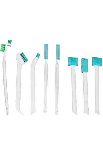 Generic 2-in-1 Crevice Cleaning Brush Kit, 8-Piece Multifunctional Gap Brush ...