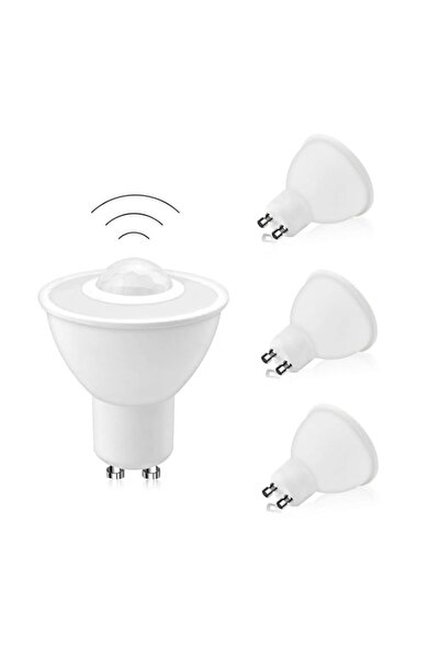 Generic LED Motion Sensor Light Bulbs, GU10 PIR Detection Spotlight 5W Cool W...