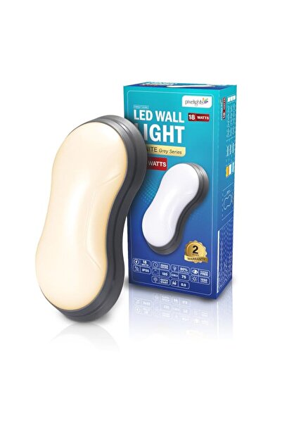 Generic 18W LED Modern Bulkhead Light, Warm White-3000K, 25000Hrs Life, IP55 ...
