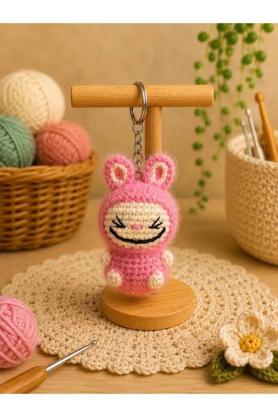 Morey Amigurumi pleteni privjesak za ključeve - ručno izrađen dodatak za torb...