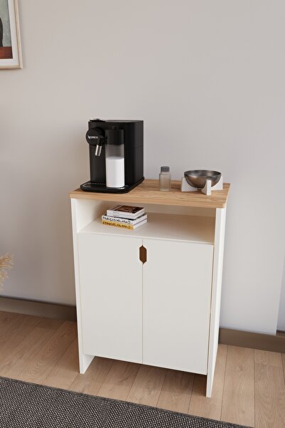 BAMOSA Alora Raflı Kapaklı 80cmx54cm Çok amaçlı Dolap