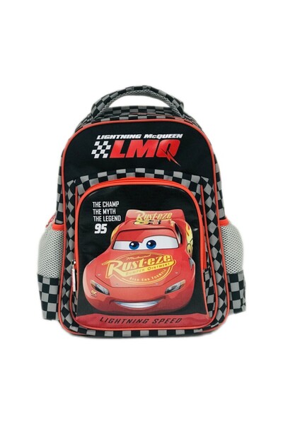 Generic Brand Ghiozdan mediu 2 compartimente Cars