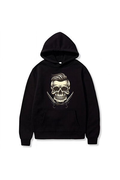 JANTIL MODA Unisex oversize dukserica sa kapuljačom od flisa sa tri niti, ken...