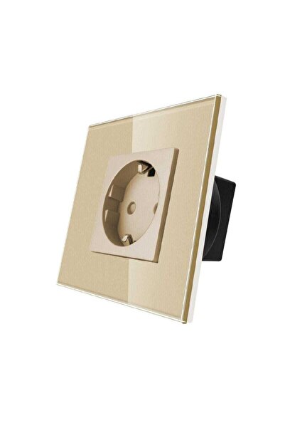 OEM Luxion LXD-1MP010G-G μονή πρίζα σούκο, εντοιχιζόμενη, με προστατευτικό επ...