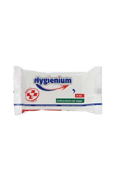 OEM Servetele umede antibacteriene Hygienium, alb, 15 buc / pachet