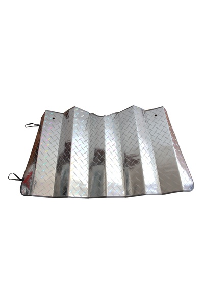 OEM Car Sun Visor , for windshield, VGT, 140 x 70 cm, holographic foil, silve...