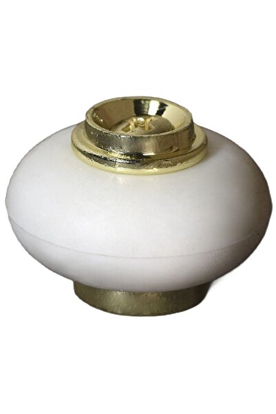 OEM Opritor usa pentru pardoseala, Thirard, alama, alb + auriu, 22 x 30 mm