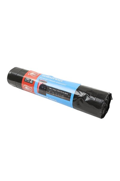 OEM Saci menajeri / gunoi Albio, negru, 240 L, 10 bucati