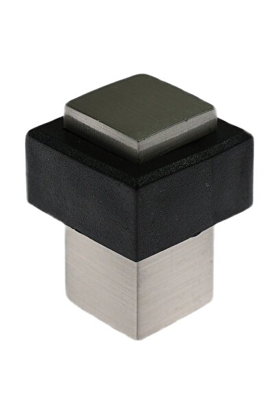 OEM Opritor usa pentru pardoseala, Stop07, zamac, satin nichelat, 35 x 25 mm