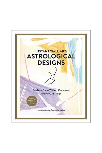 Simon and Schuster Artă de perete instantanee: Designuri astrologice, Constan...