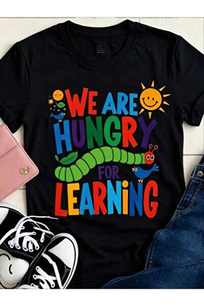 25W Oversized Women's T-Shirt, Loose Fit, Flat Print [Learning-Shirt] A We Ar...