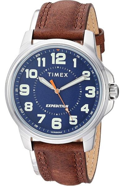 Timex Timex Men's Expedition Metal Case Quartz Analog Green Dial Wrist Watch