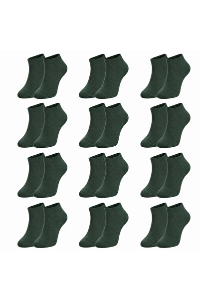 Berselya Underwear&Accessories Erkek Pamuklu Patik Çorap 12'li Paket 39-45 | Dikişsiz Burun, Koku Karşıtı, Nefes Alan Kısa Konç Sne