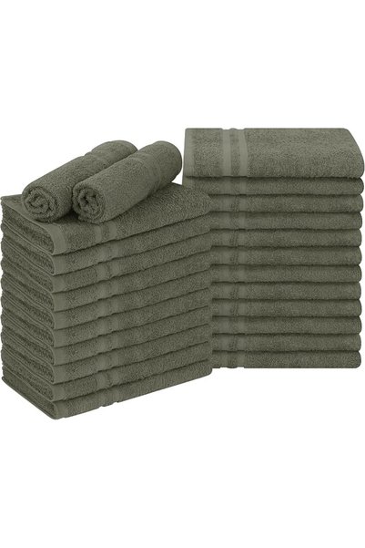 Utopia Towels مناشف مقاومة للمبيضات للاستخدام في الصالونات، مناشف يدوية من ال...