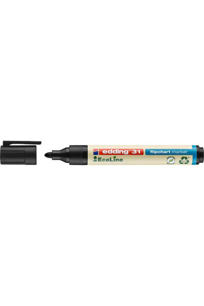 Edding EcoLine 31 Μαρκαδόρος Ανεξίτηλος 3mm Μαύρο