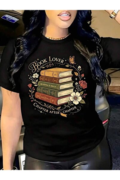 23ERVA Vintage Style Women's T-Shirt Book Lover Reading Is Magic After Chapte...