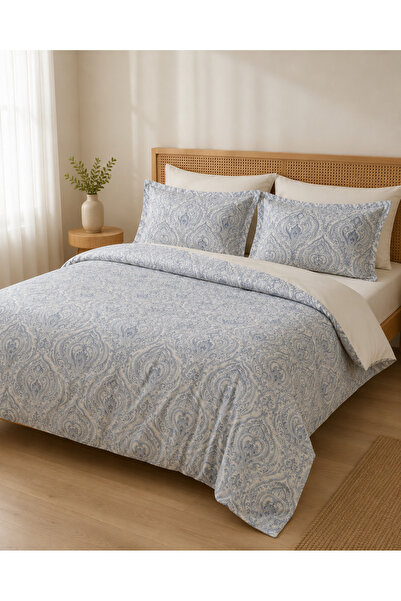 Ma Violette %100 Pamuk Damask Nevresim Takımı (4 yastıklı)