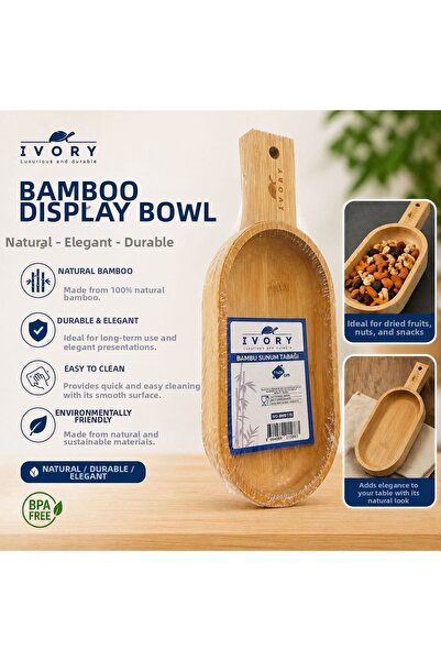 LAVORA Bamboo Presentation Plate (11X24 cm)
