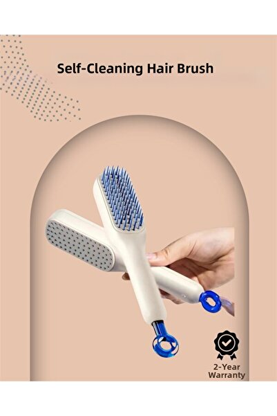 northcity n Automatic Cleaning Ergonomic Hair Comb – with Massage Head and Re...