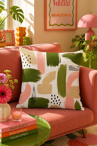 Bertille Home Σειρά Pop Art Κάλυμμα μαξιλαριού διπλής όψης με ψηφιακή εκτύπωση