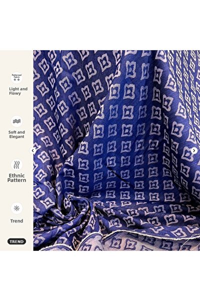 Roxxlen Patterned 100% Cotton Fabric Width 150 cm