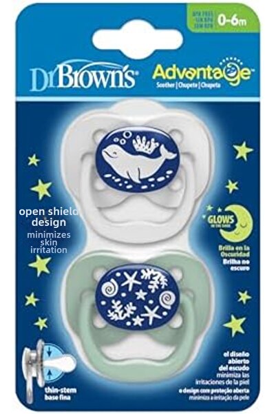 Yıldızan Terra Organik Dr. Brown's Advantage لهاية الأطفال اللامعة في الليل ب...