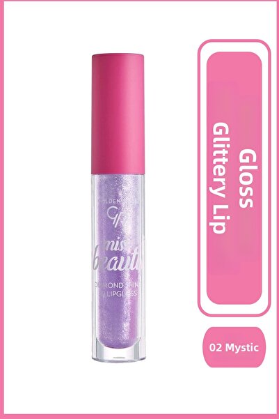 Golden Rose Miss Beauty Diamond Shine 3D Lipgloss No: 02 Mystic - Işıltılı Du...