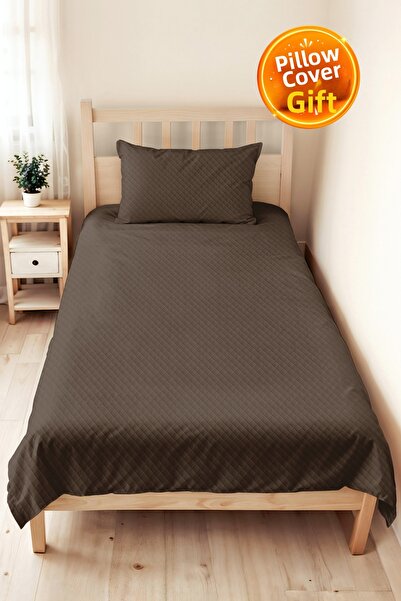Evimde Bambaşka Vizon Minimal Young Room Single Pique Set - Modern Quilted 16...