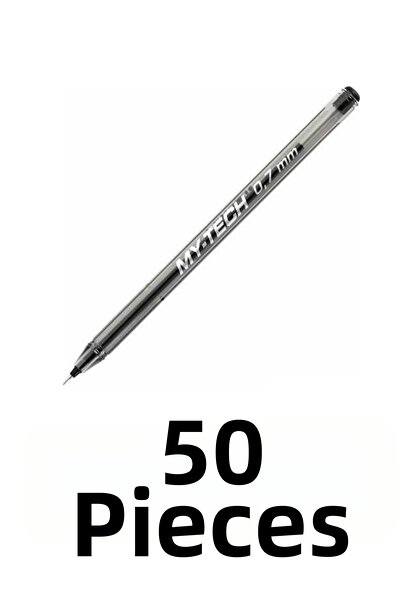Pensan ماي تيك 50 قطعة قلم حبر جاف 0.7 ملم