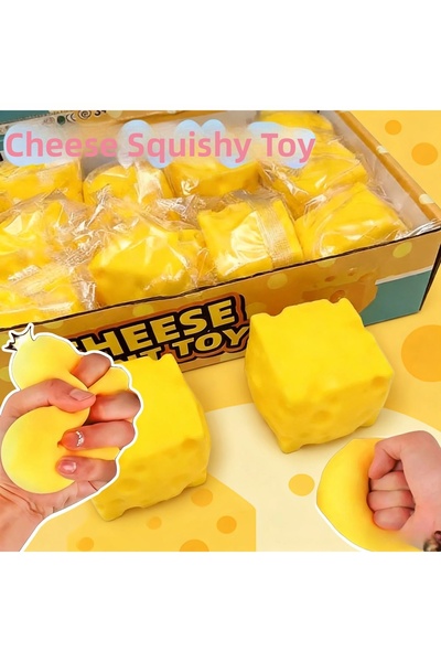 Generic Brand Cheese Cheese Squishy Cheese Cheese Squishy Stress Toy Slow Ris...