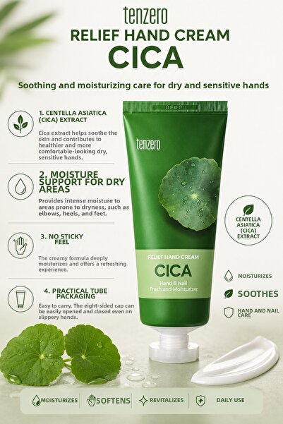 TENZERO Relief - Cica Hand Cream 100 ml