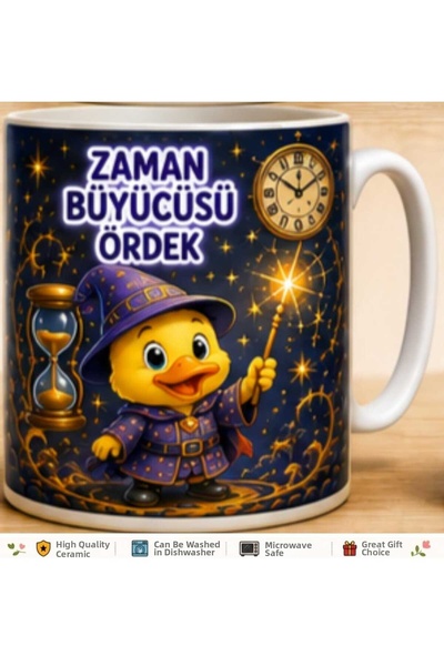 Rana İkra Art كأس ساحر الزمن على شكل بطة