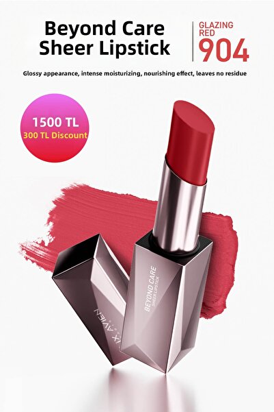 Alix Avien Beyond Care Sheer Lipstick 904 - Glazing Red - Intense Moisturizin...
