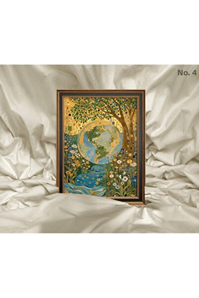 Vetro Design Art Nouveau - Tablou înrămat cu Pământul și Natură