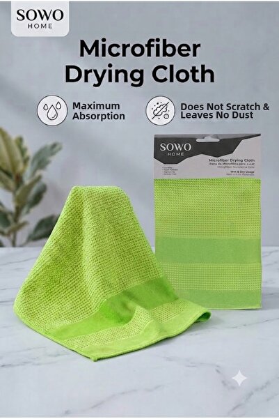 Sowo Home Microfiber Drying Cloth, Large Size 40X60 cm Multi-Purpose Cleaning...