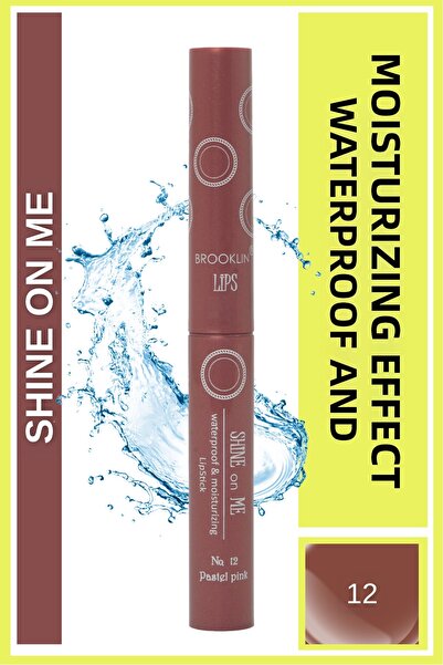 BROOKLIN Ruj - Lpstick Shine on Me No:12 Pastel Pink