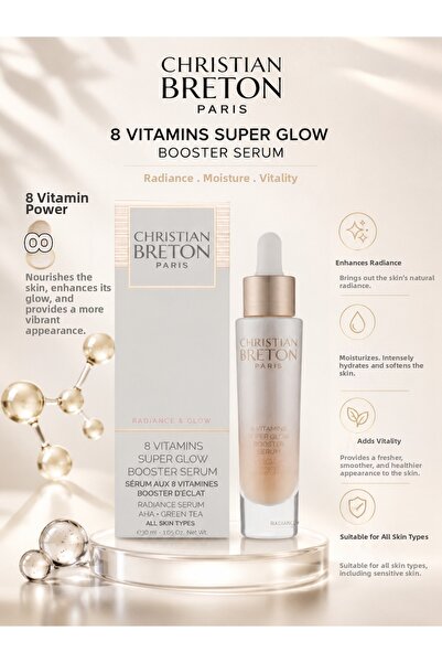 Christian Breton 8 Vitamins Super Glow Booster Serum 30 ml – Face Care Serum ...