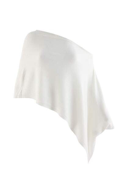 Trendyol Curve Ecru Sleeve Detailed Boat Neck Knitwear Cape Tbbss26Af00331