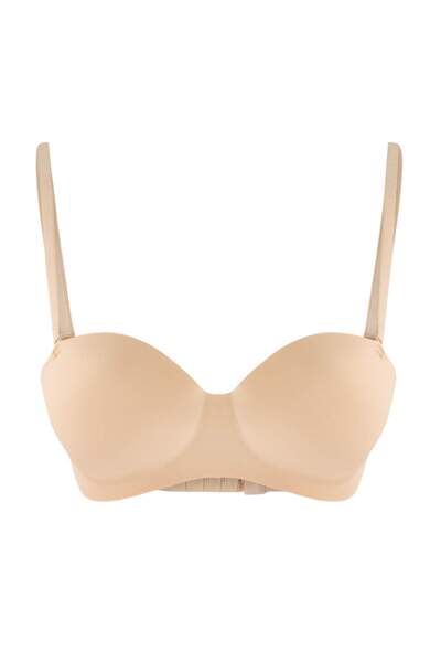 Trendyol Collection حمالة صدر بدون حمالات من Ten Single Micro Flat Push Up TH...