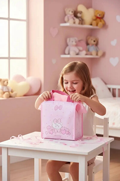 Miniso Mikko Lisanslı Pembe Renkli Isı Yalıtımlı Atıştırmalık ve Yiyecek Çant...