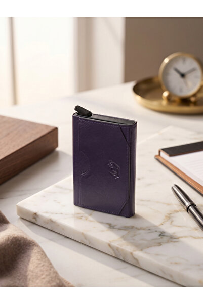 DEERDERİ Kaos Genuine Leather Card Holder Father's Day Gift