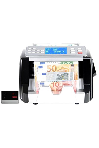 Genel Markalar Plus Silver Schwarz Karışık Para Sayma Makinesi - TL ve Euro K...